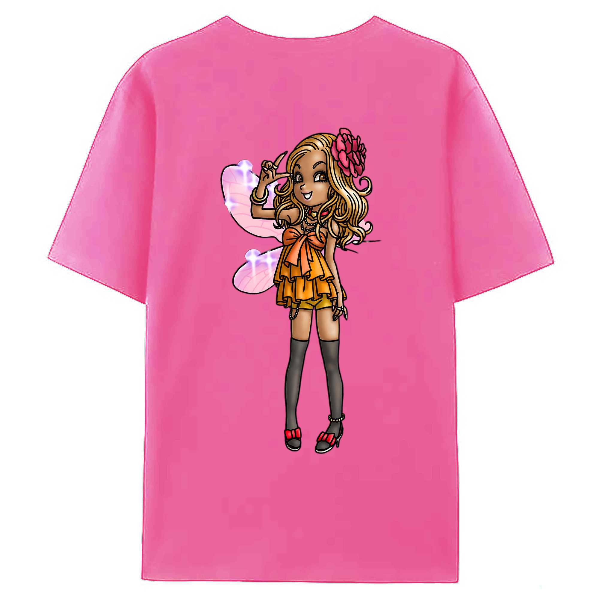 （画像用） ドラゴンクエスト Doragon Kuesuto Dragon Quest レディース半袖Tシャツ(バックプリント)